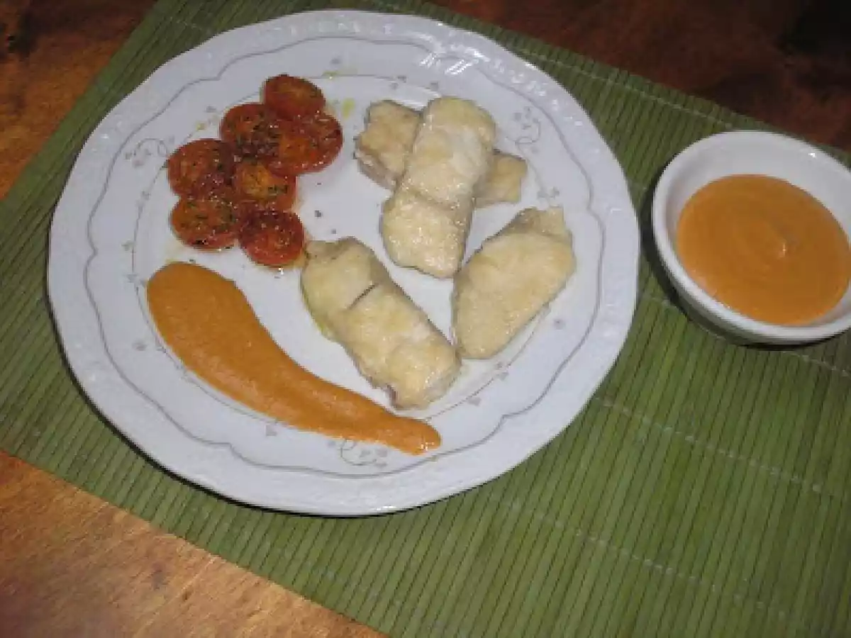 MEDALLONES DE MERO EN SALSA DE AVELLANAS. - foto 2