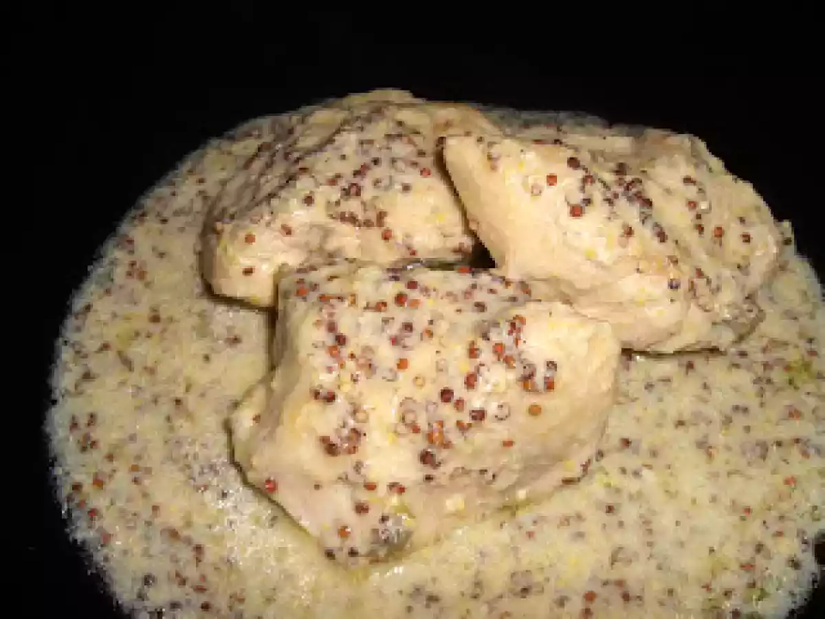 Medallones de Pavo a la mostaza