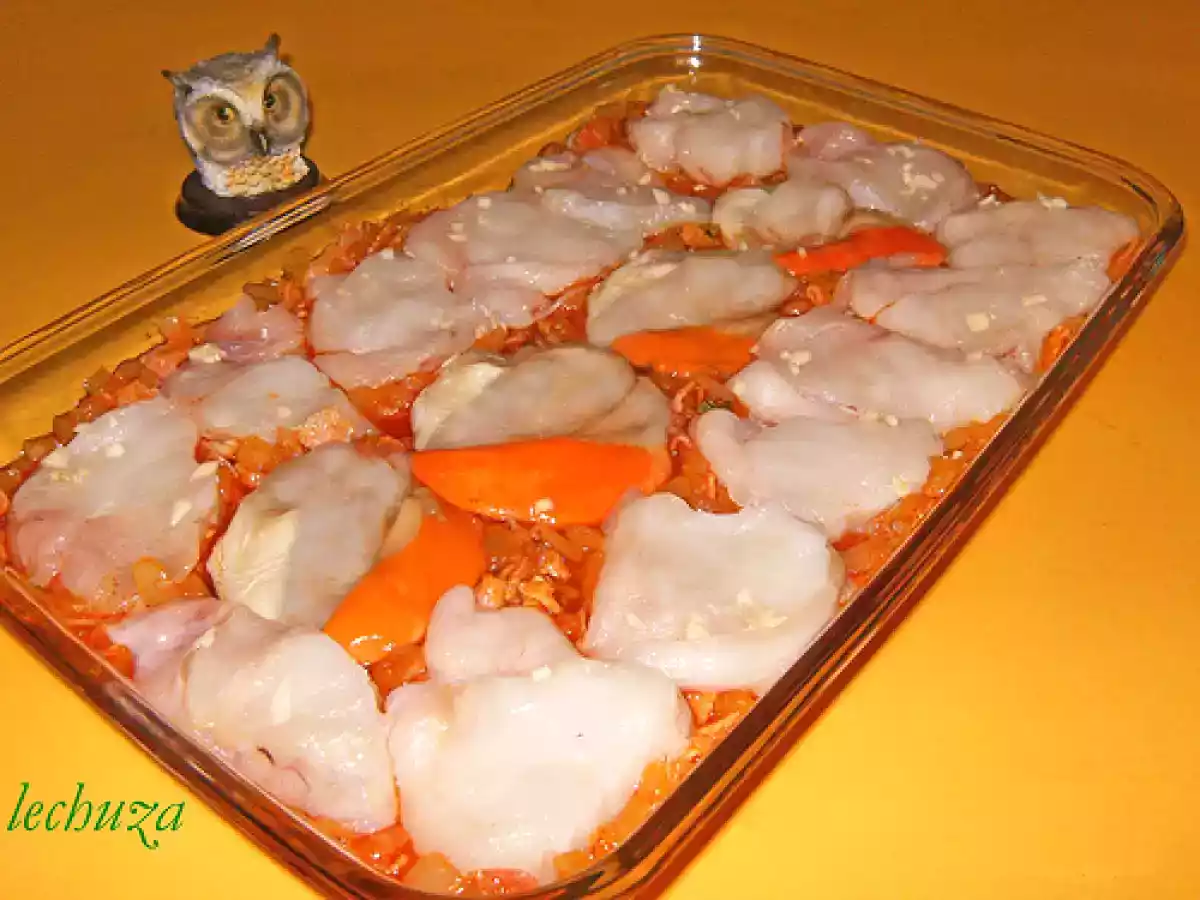 Medallones de rape al horno con vieiras - foto 4
