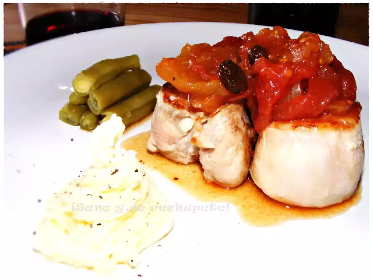 Medallones de solomillo con chutney de tomate - foto 2
