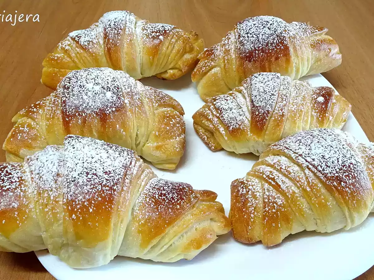 Medias lunas de mantequilla fáciles - foto 2