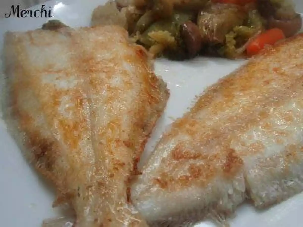 Meiga a la plancha con menestra de verduras - foto 2