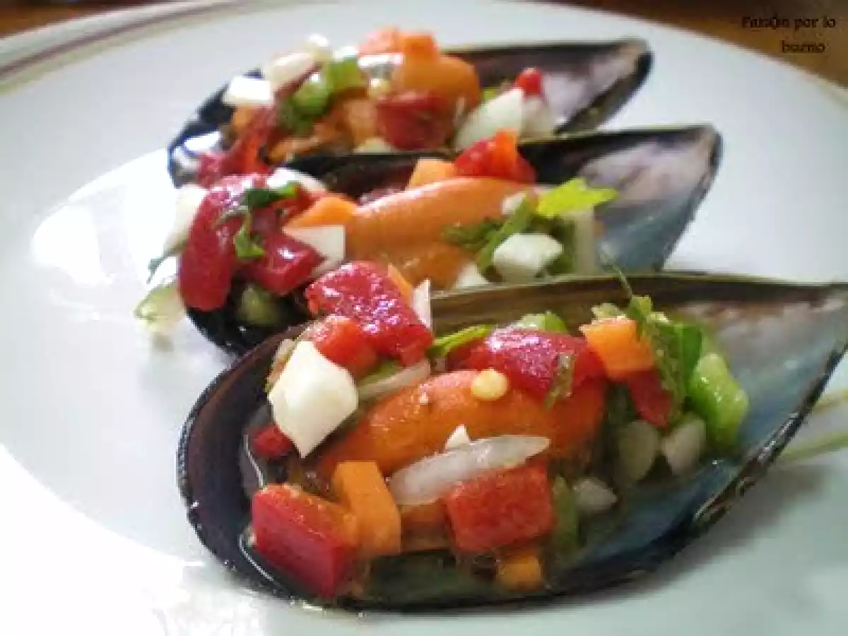 Mejillones a la vinagreta - foto 2