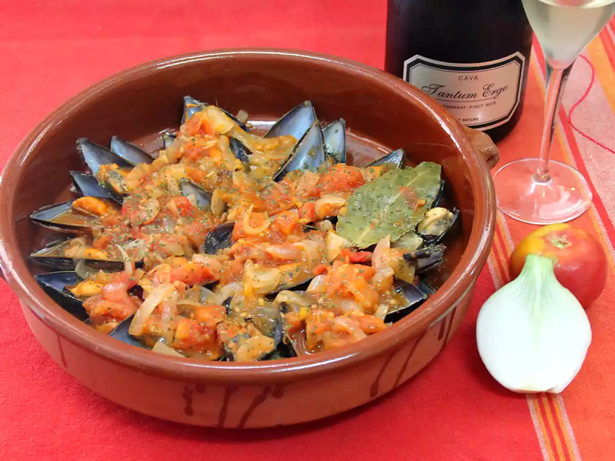 Mejillones al cava