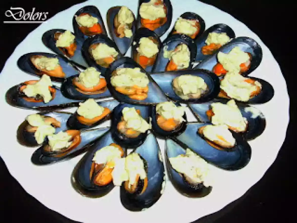 Mejillones con mayonesa