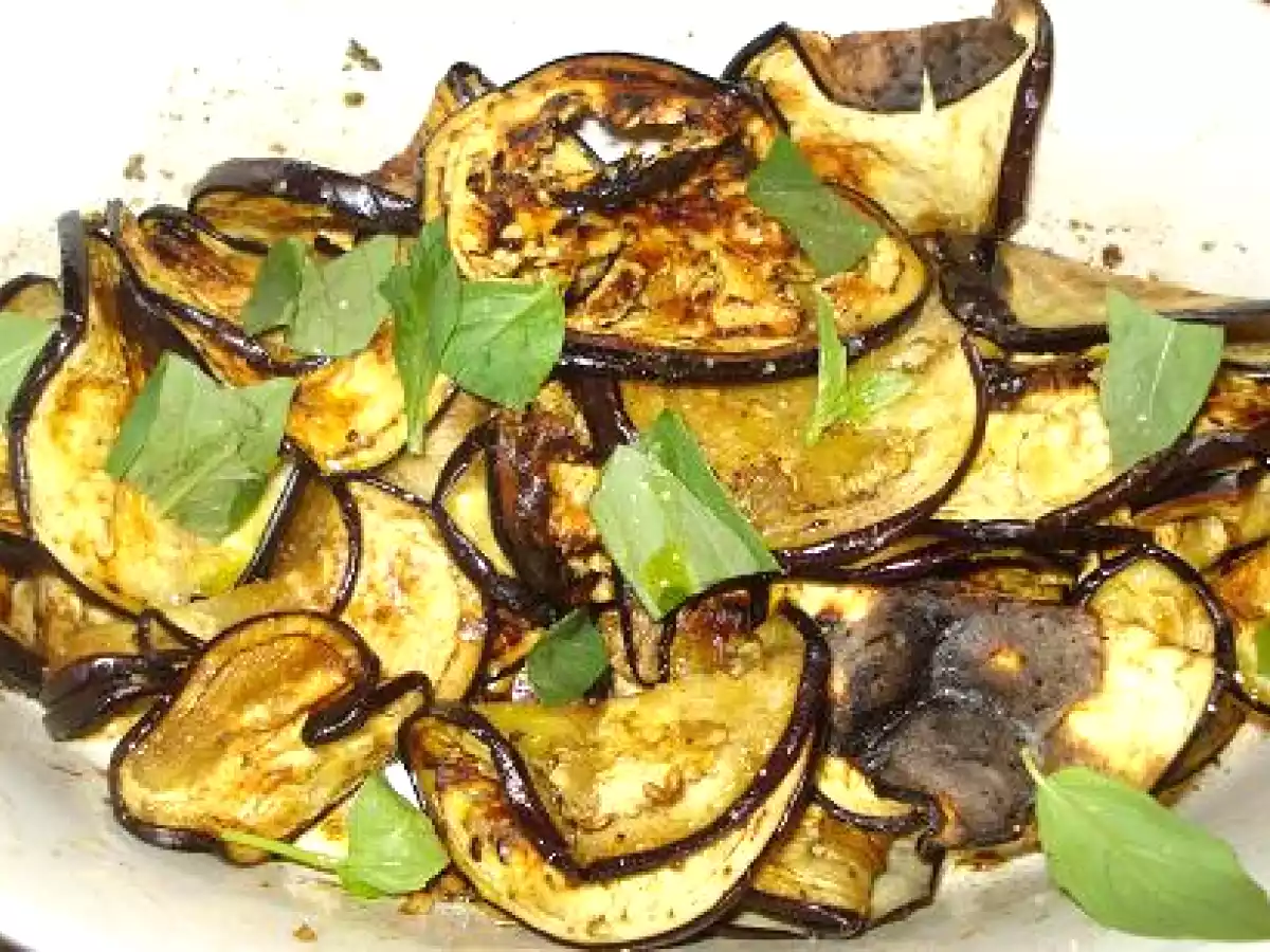 Melanzane arrostite (Berenjenas asadas)