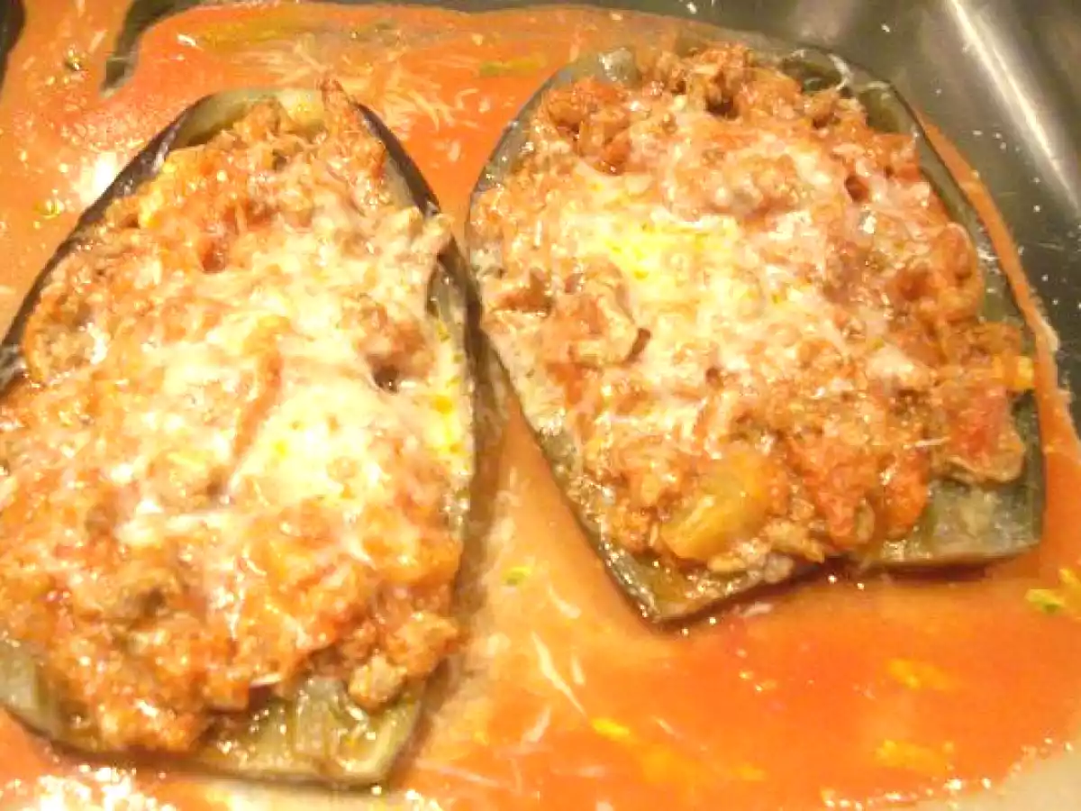 Melanzane ripiene (Berenjenas rellenas)