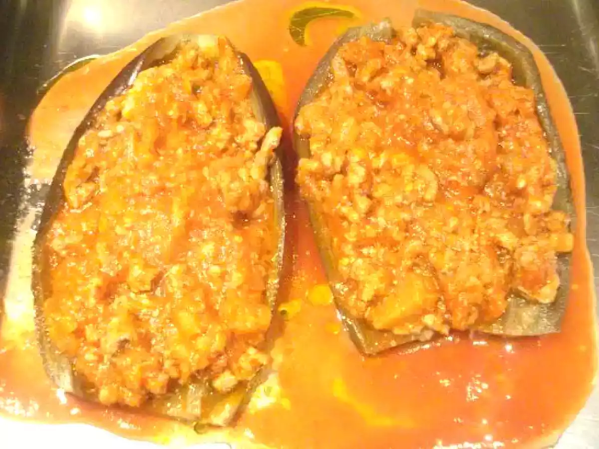 Melanzane ripiene (Berenjenas rellenas) - foto 3
