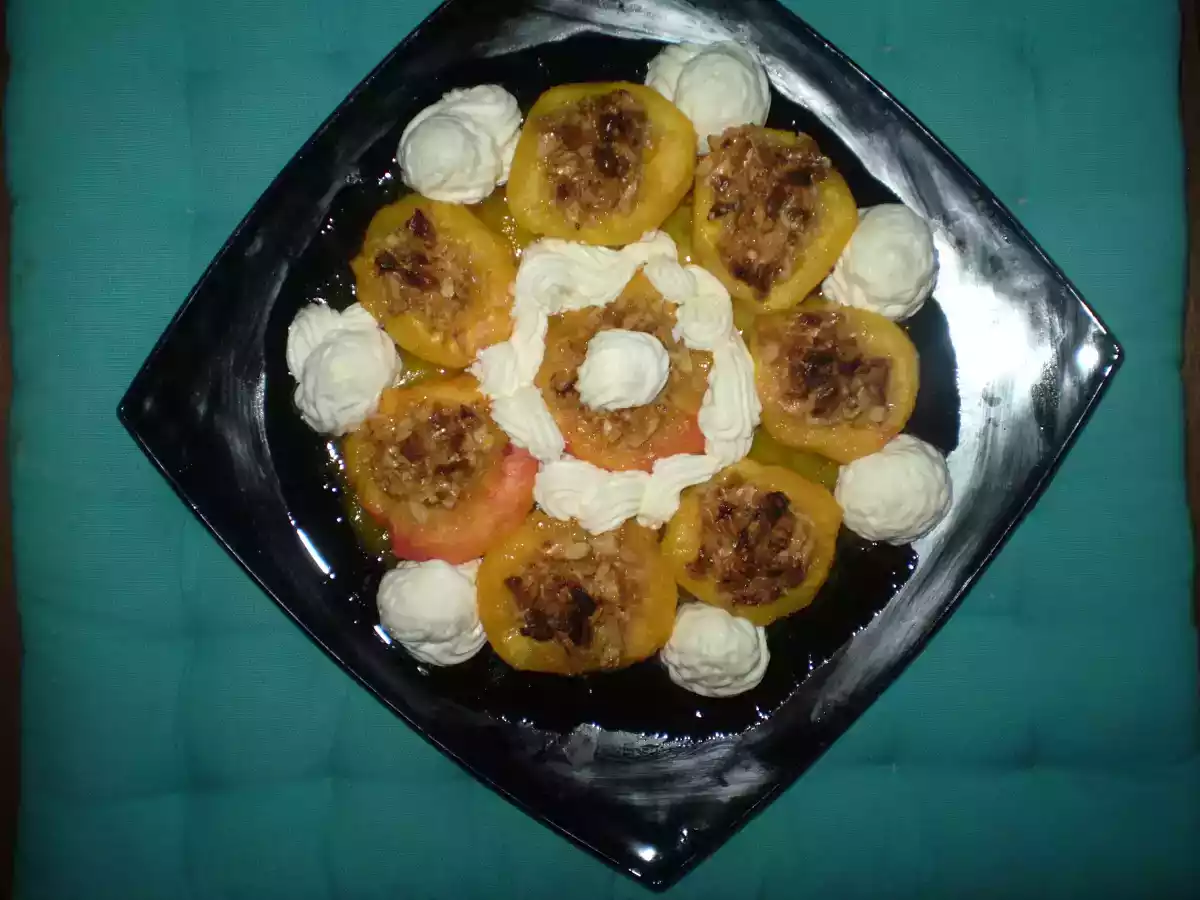 Melocotones rellenos