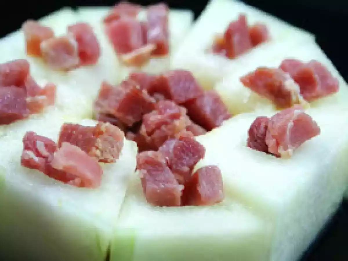 Melón con jamón
