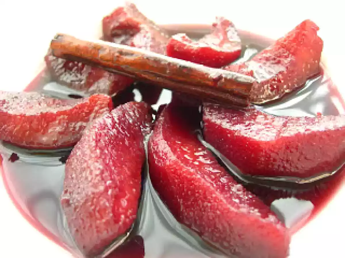 Membrillos al vino tinto. Paso a paso