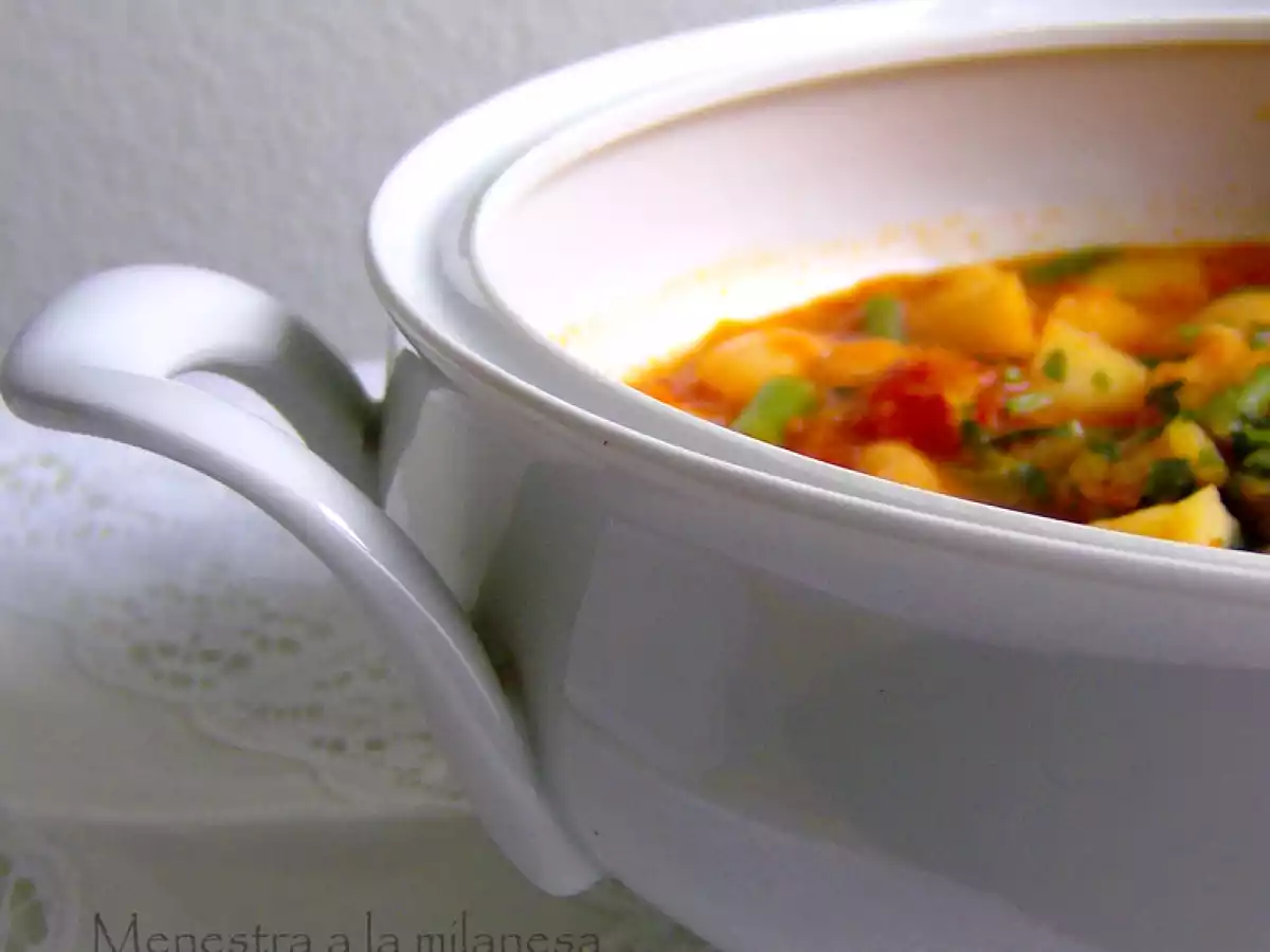 Menestra a la milanesa con alubias - foto 2