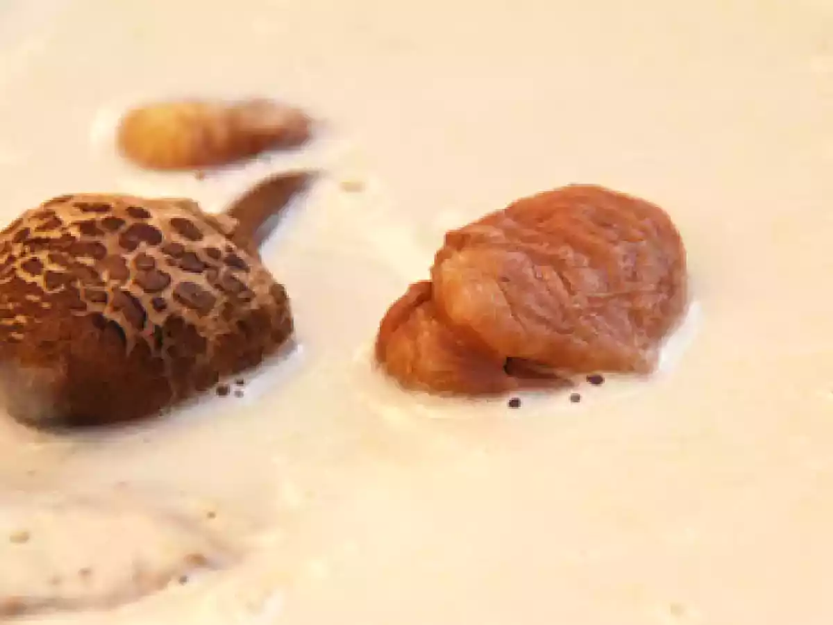 Menú de Navidad-Primer Plato-Sopa de castañas y setas