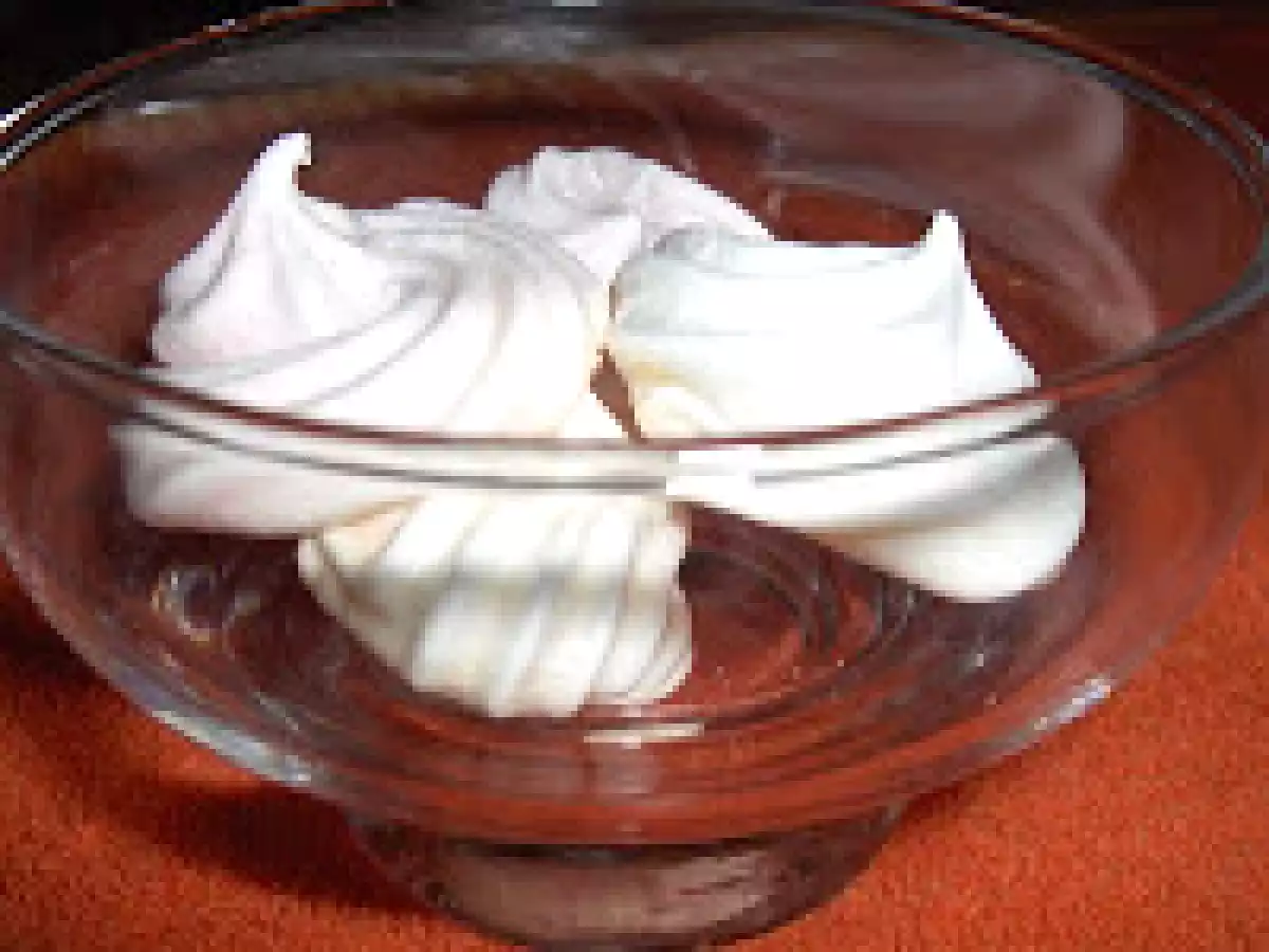 Merengue francés templado y cremoso