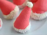 Merengues, gorritos de Papá Noel, foto 2