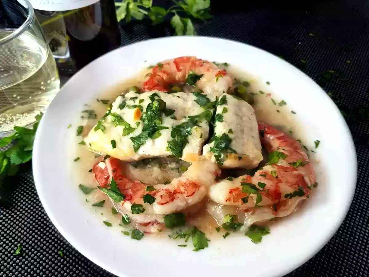 Merluza a la cerveza