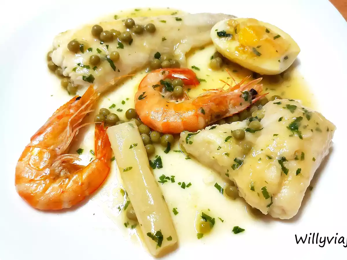 Merluza a la vasca navideña - foto 2