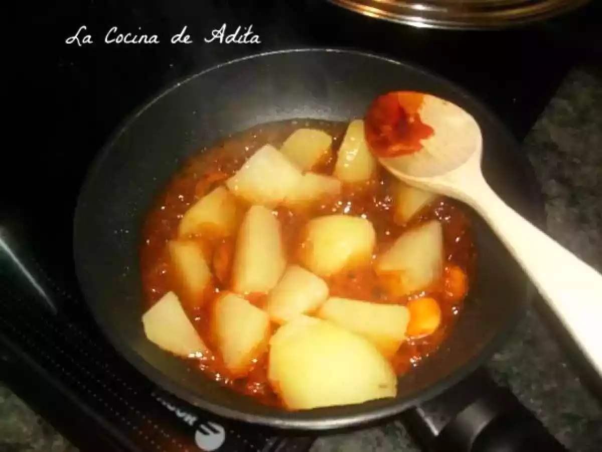 Merluza al horno, con ajada de ajos y pimentón - foto 6