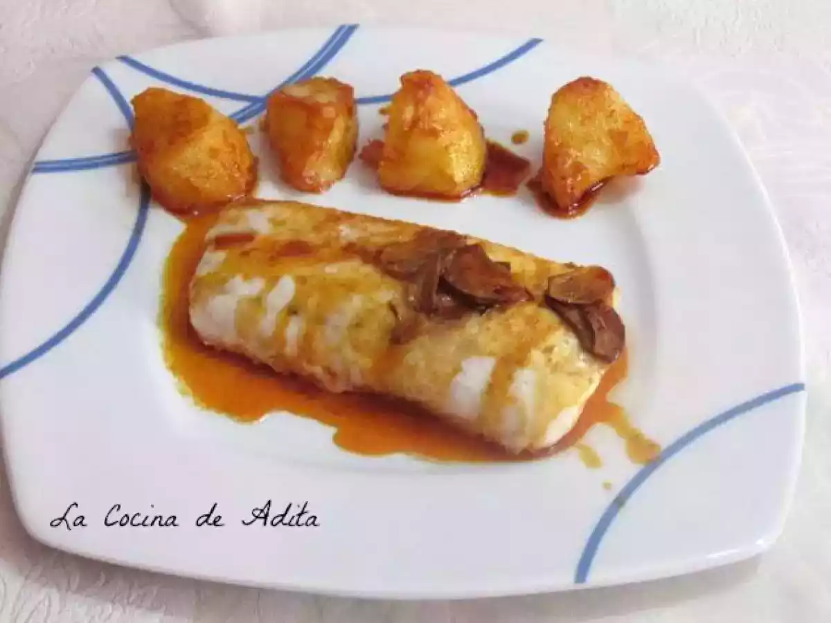 Merluza al horno, con ajada de ajos y pimentón - foto 8