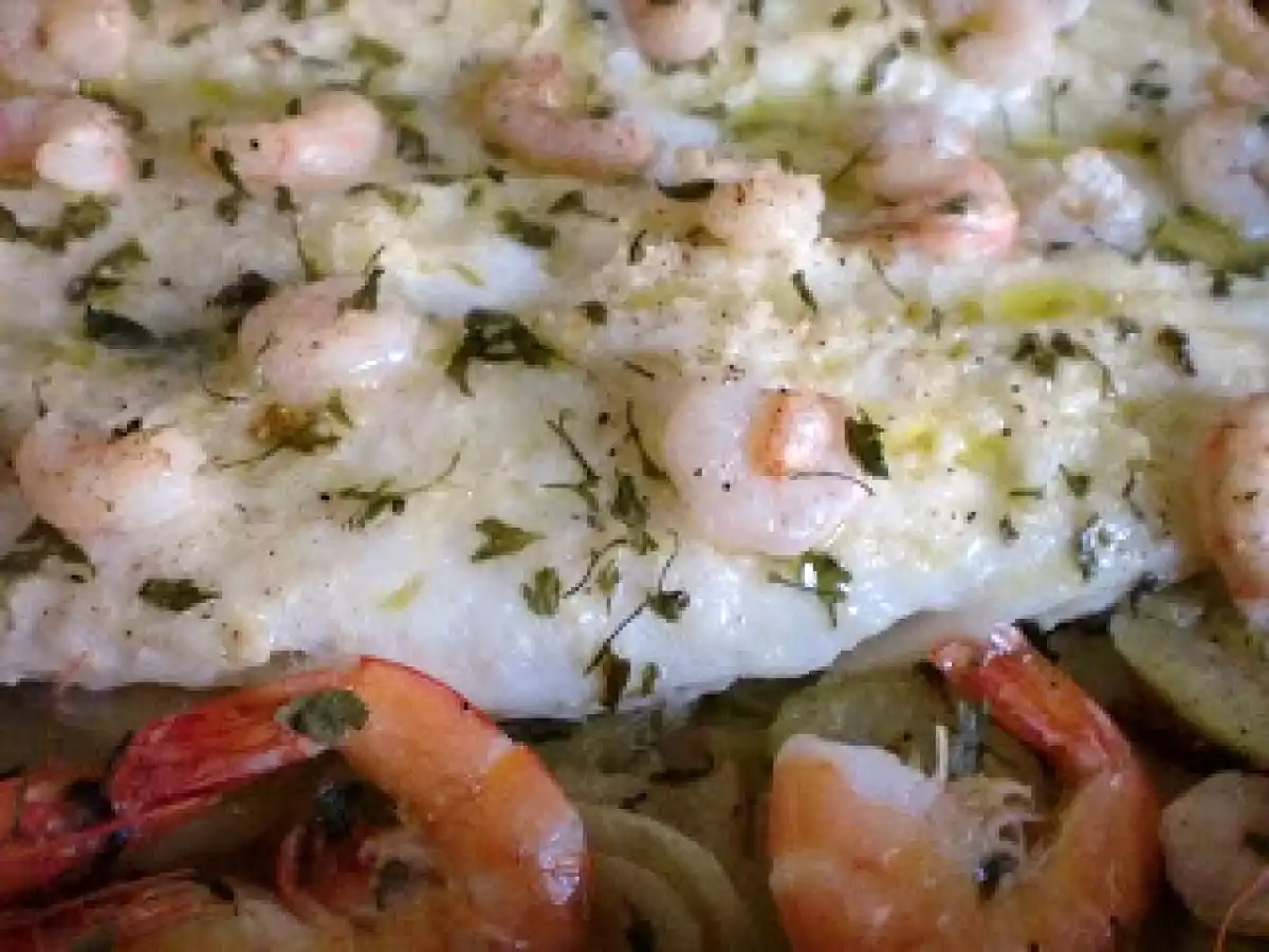 Merluza al horno con langostinos - foto 7