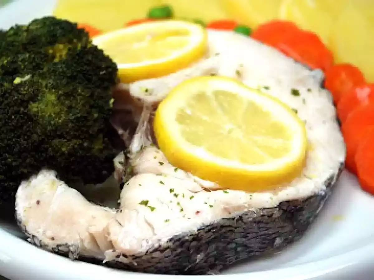 Merluza al vapor en thermomix