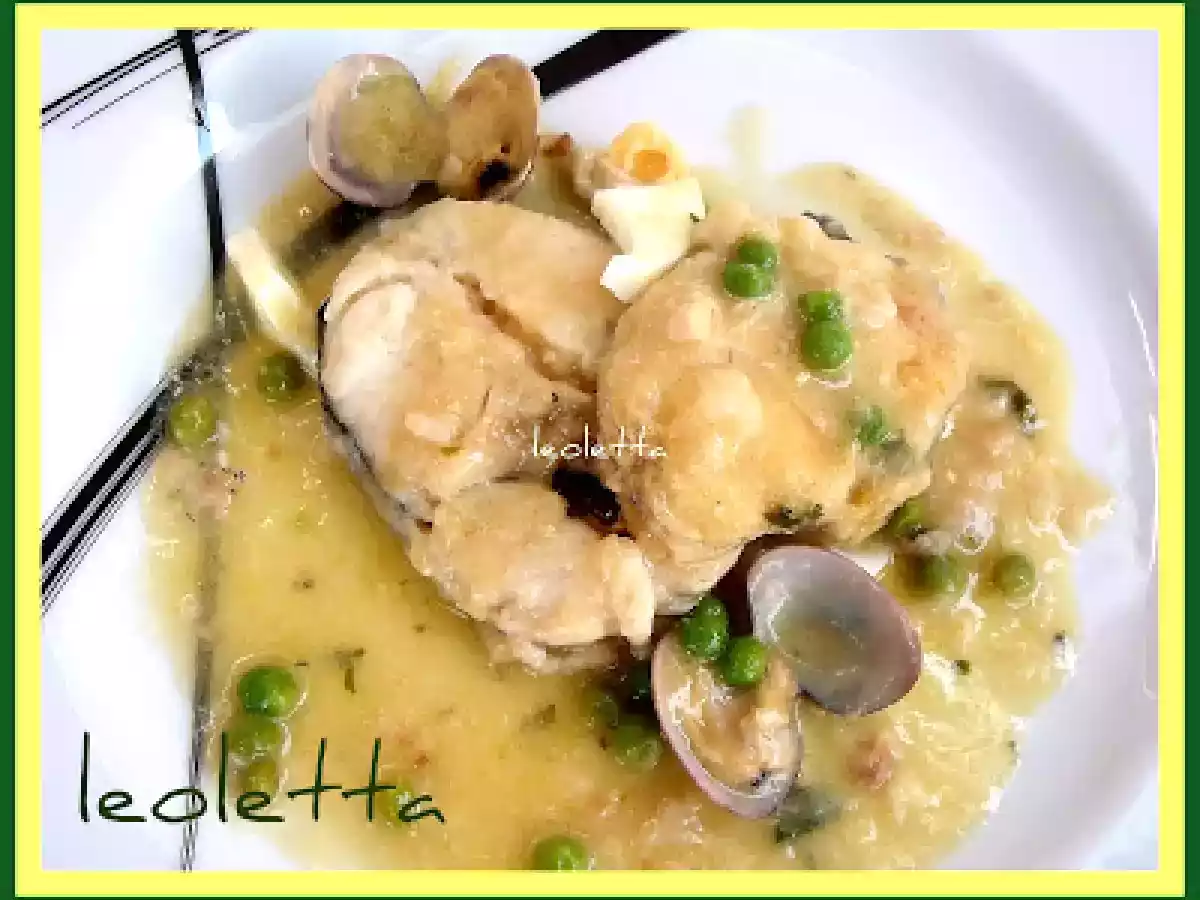 MERLUZA CON ALMEJAS EN SALSA DE LA ABUELA