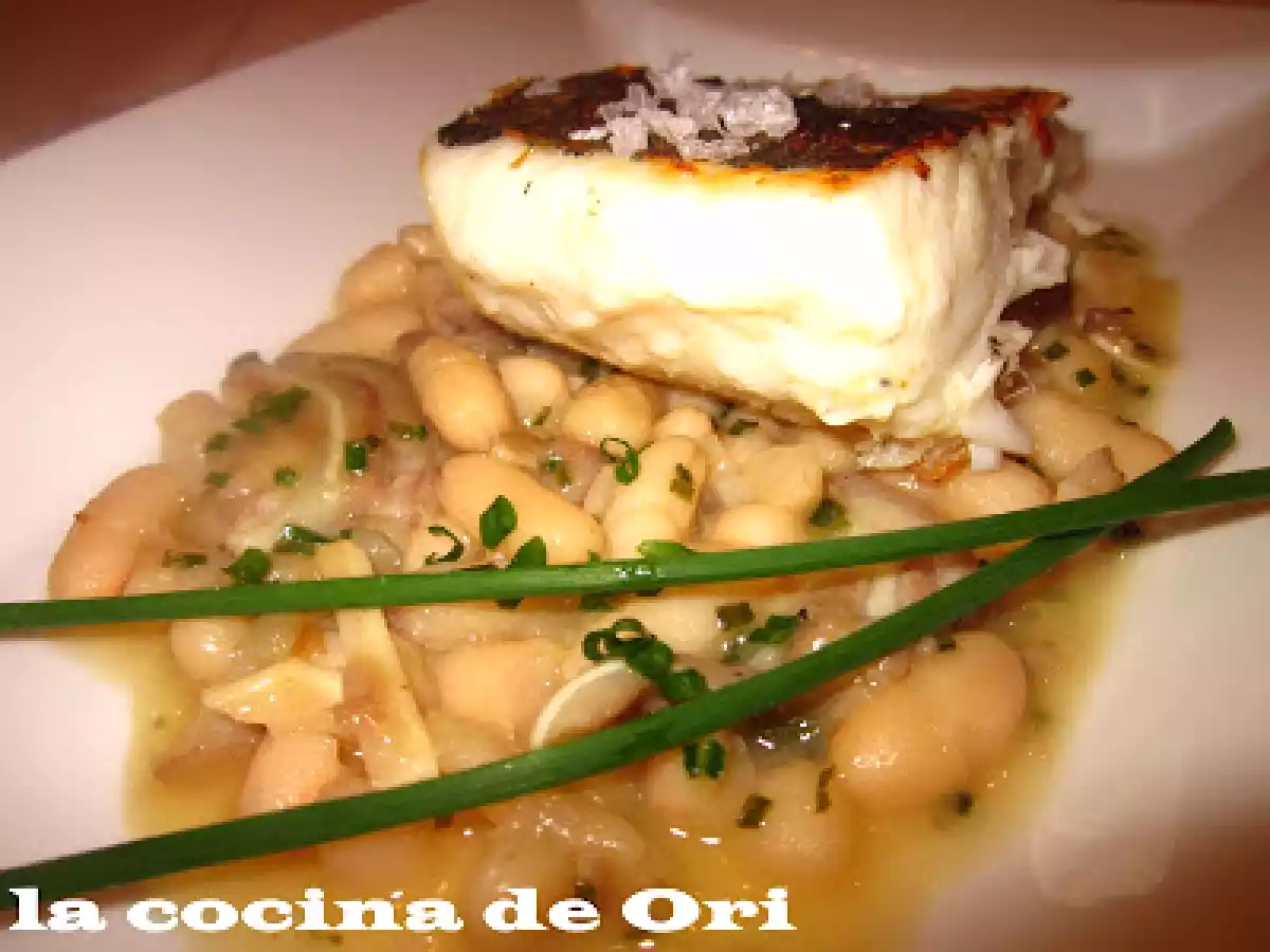 Merluza con morro y oreja de cerdo (homenaje a Santi Santamaría ) - foto 3