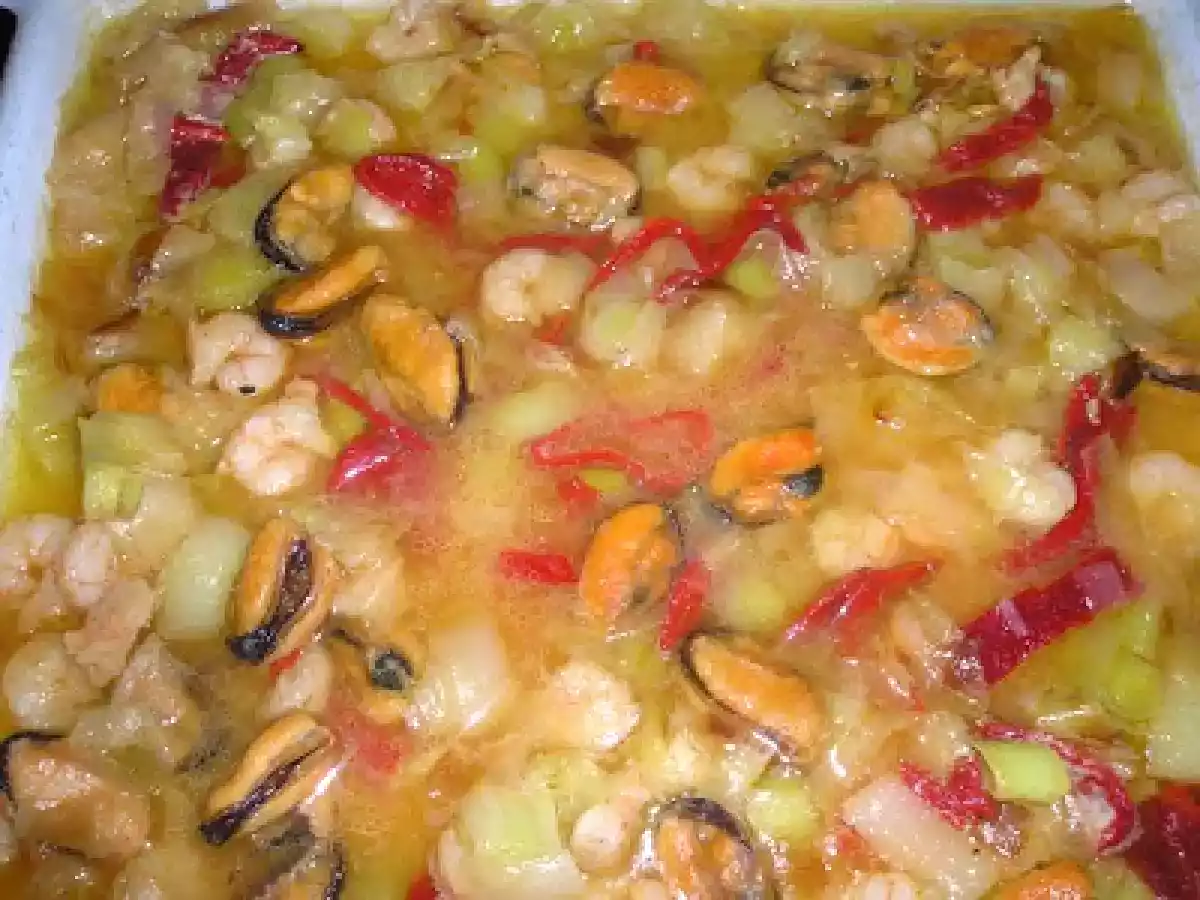 Merluza con salsa de espárragos - foto 2