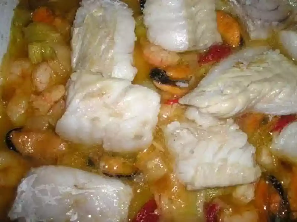 Merluza con salsa de espárragos - foto 3