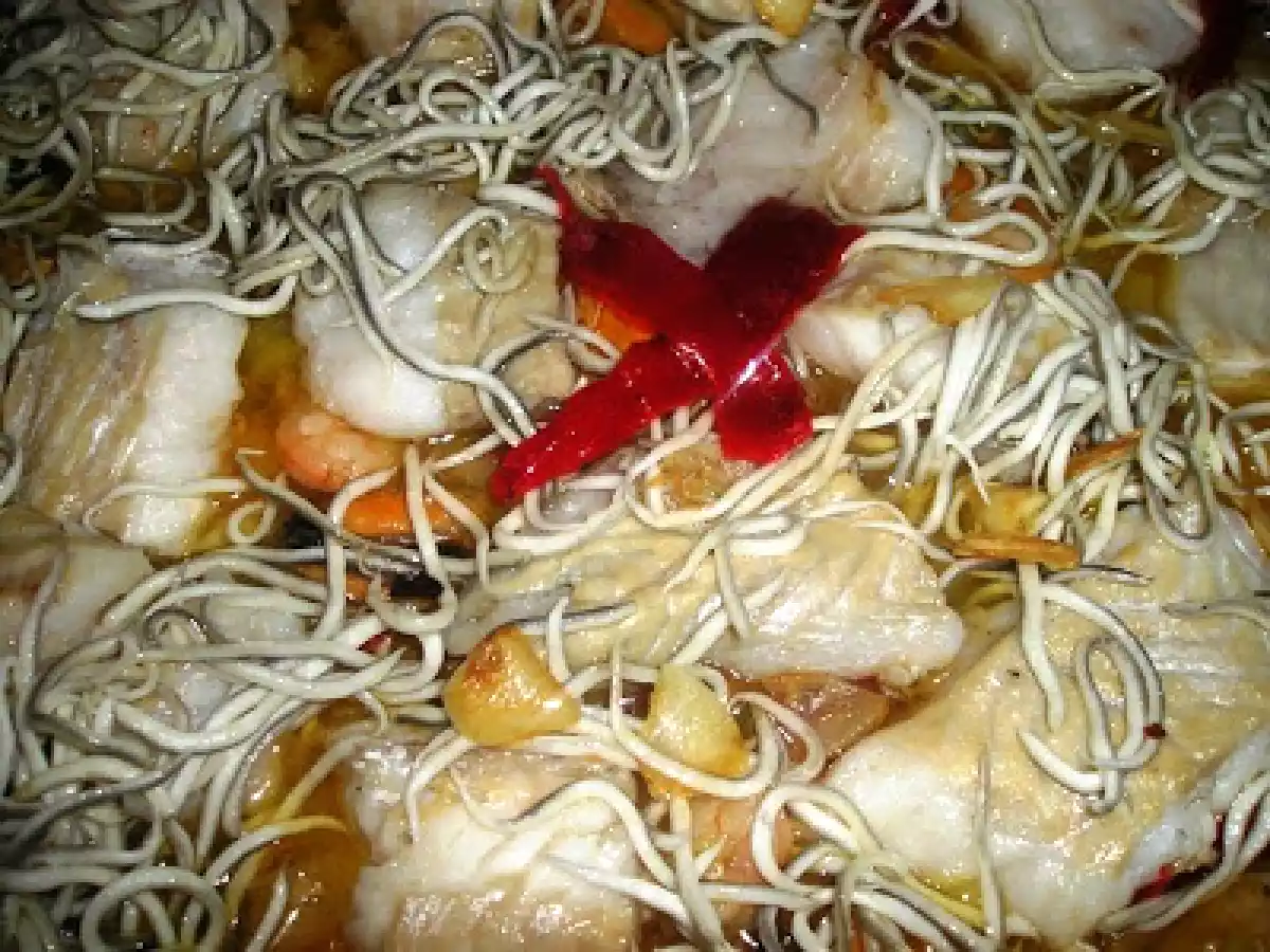 Merluza con salsa de espárragos - foto 4