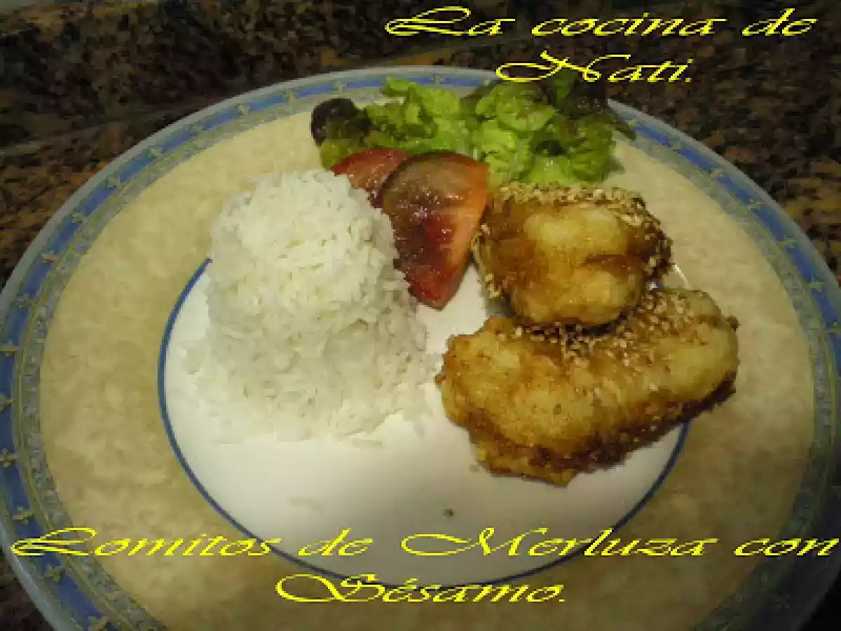 MERLUZA CON SÉSAMO. - foto 3