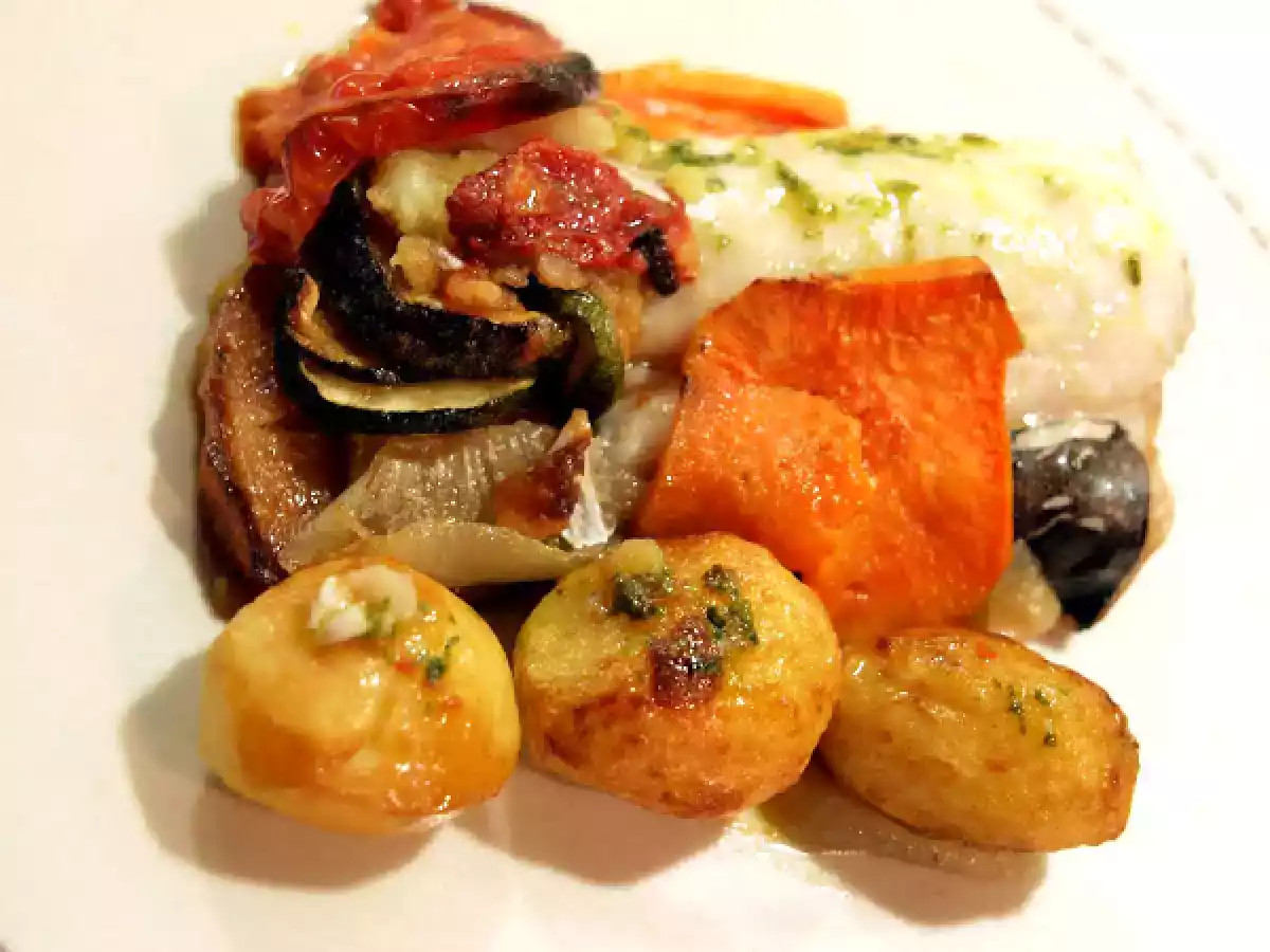 Merluza con verduras al horno - foto 5
