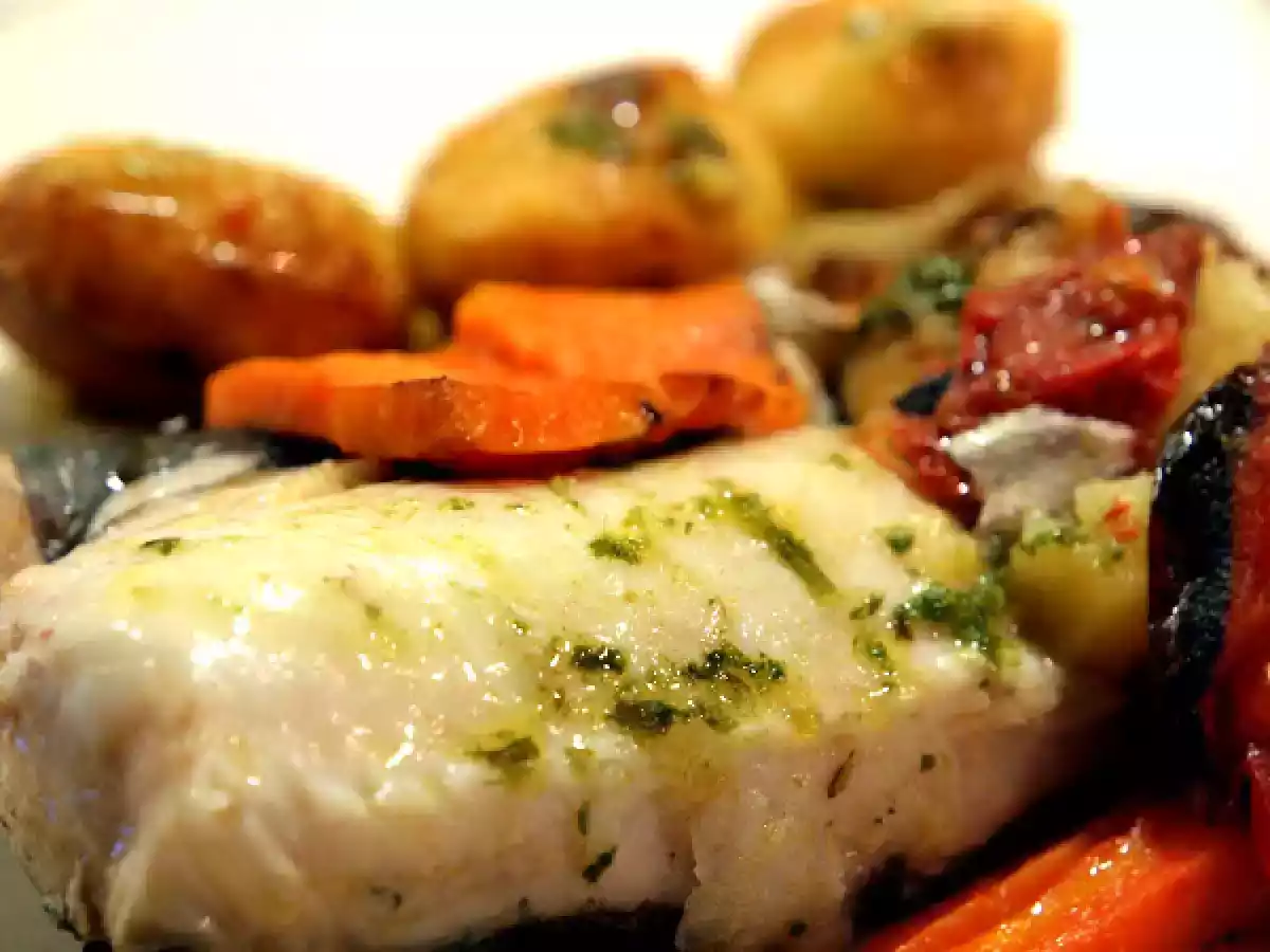 Merluza con verduras al horno - foto 6