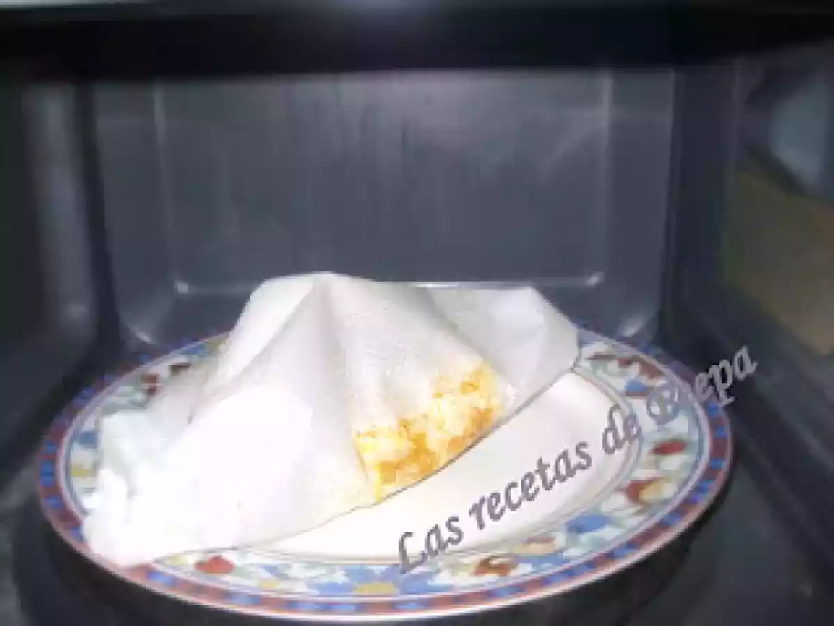 Merluza en papillot (microondas)