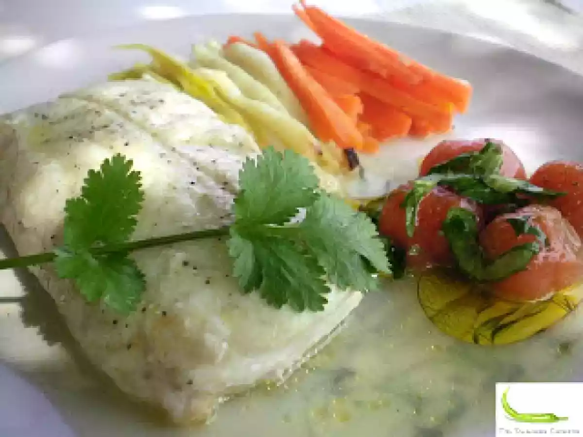 Merluza en papillote con verduritas - foto 4