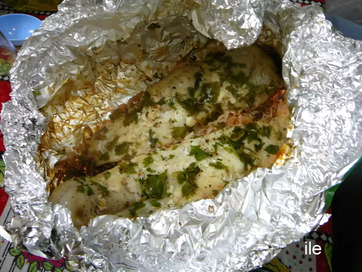 Merluza en papillote diet o Light