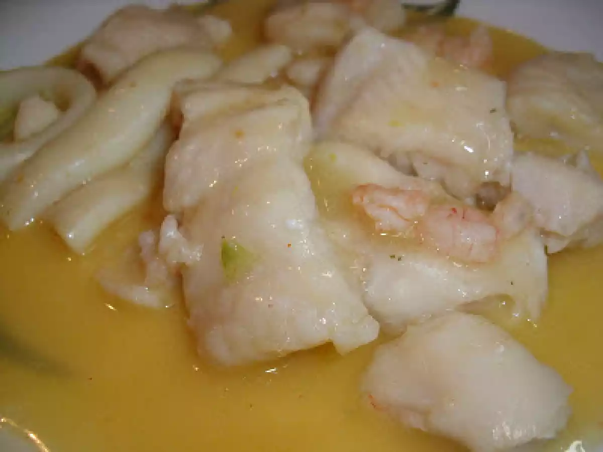 Merluza en salsa