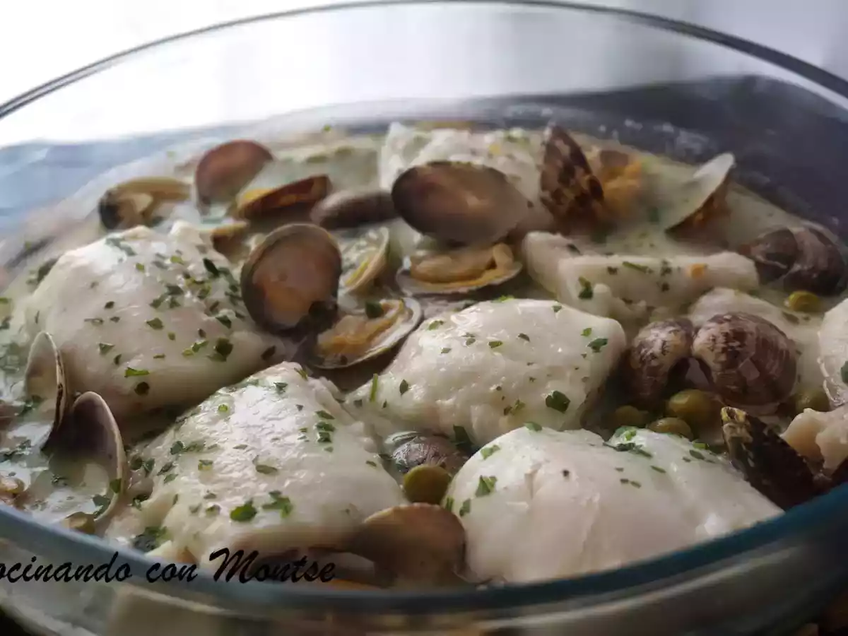 Merluza en salsa al microondas