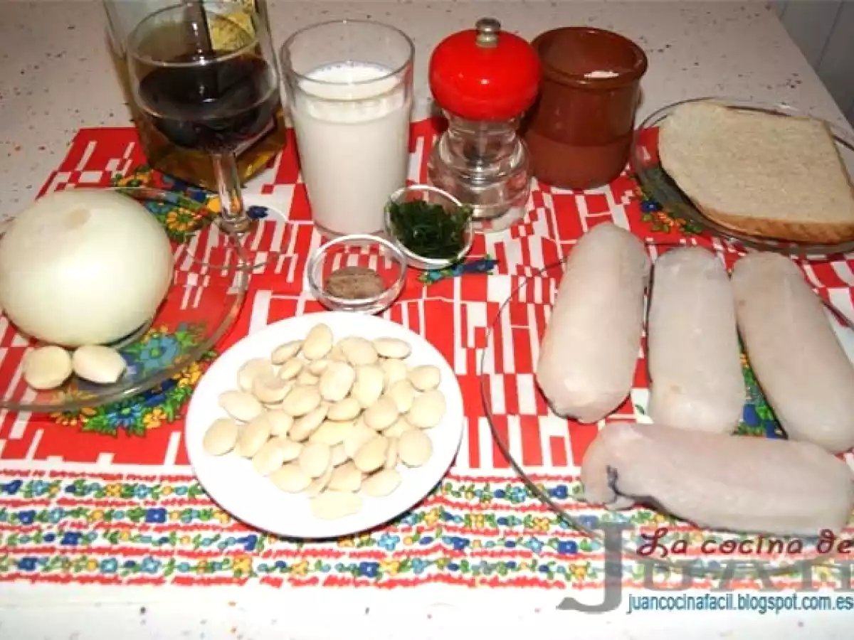 MERLUZA EN SALSA DE ALMENDRAS