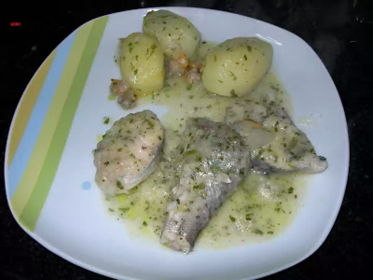 MERLUZA EN SALSA VERDE Y BERBERECHOS