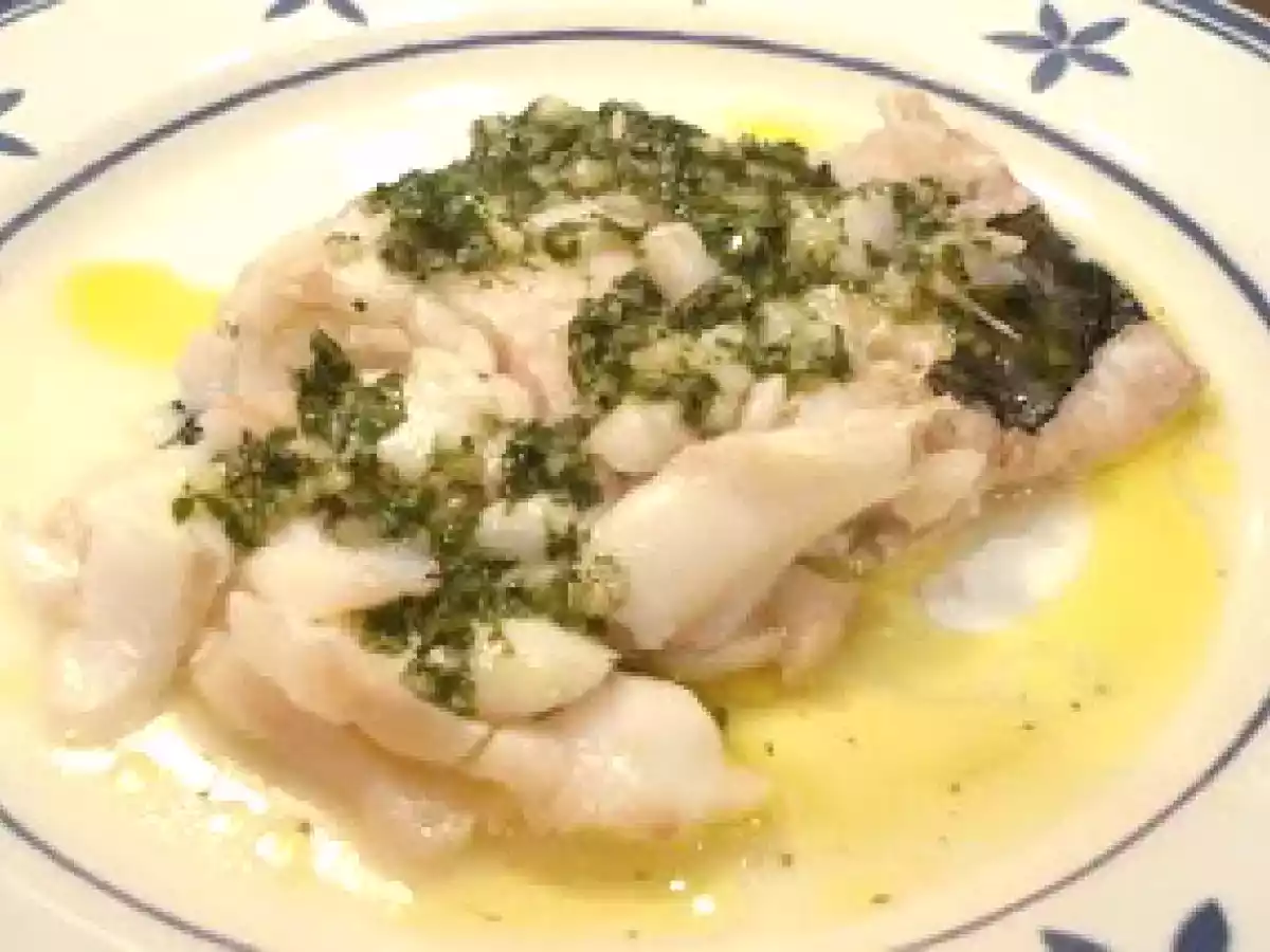 Merluzzo nero e sogliolette alla piastra (Bacalao fresco y acedías a la plancha) - foto 2