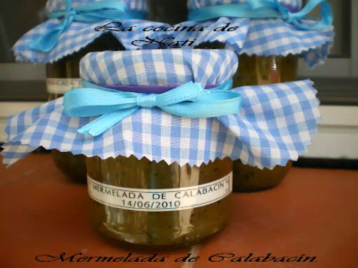 MERMELADA DE CALABACÍN. - foto 2