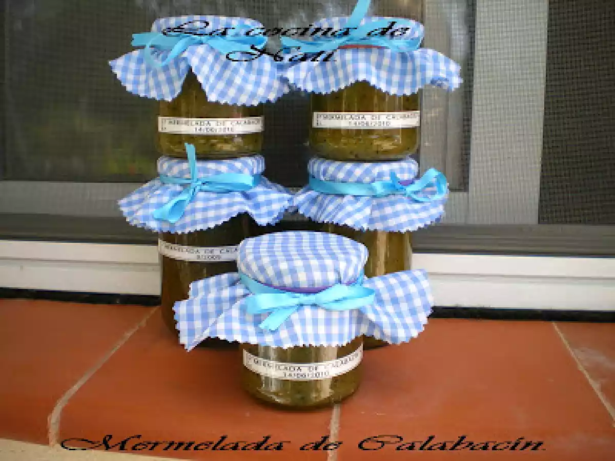 MERMELADA DE CALABACÍN. - foto 3