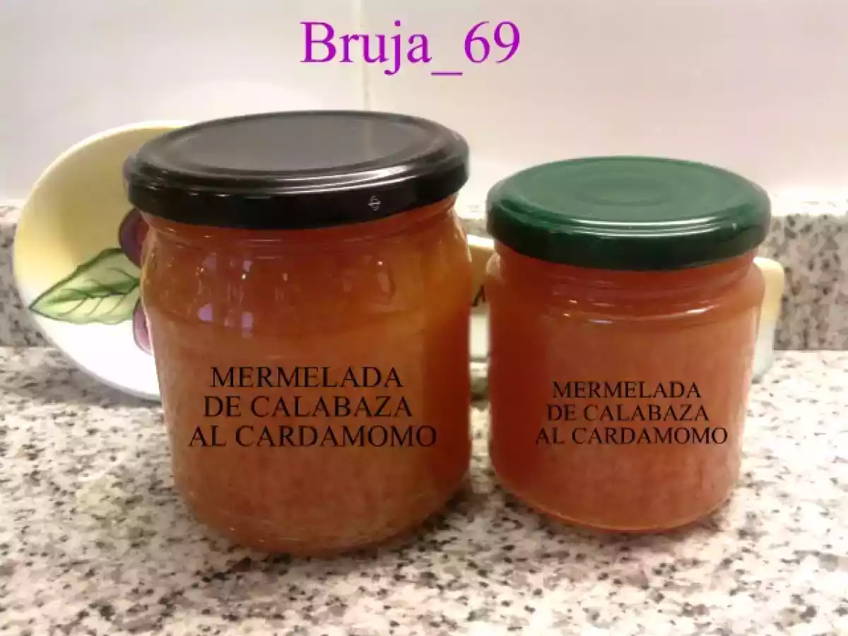 Mermelada de calabaza al cardamomo, Thermomix - foto 2