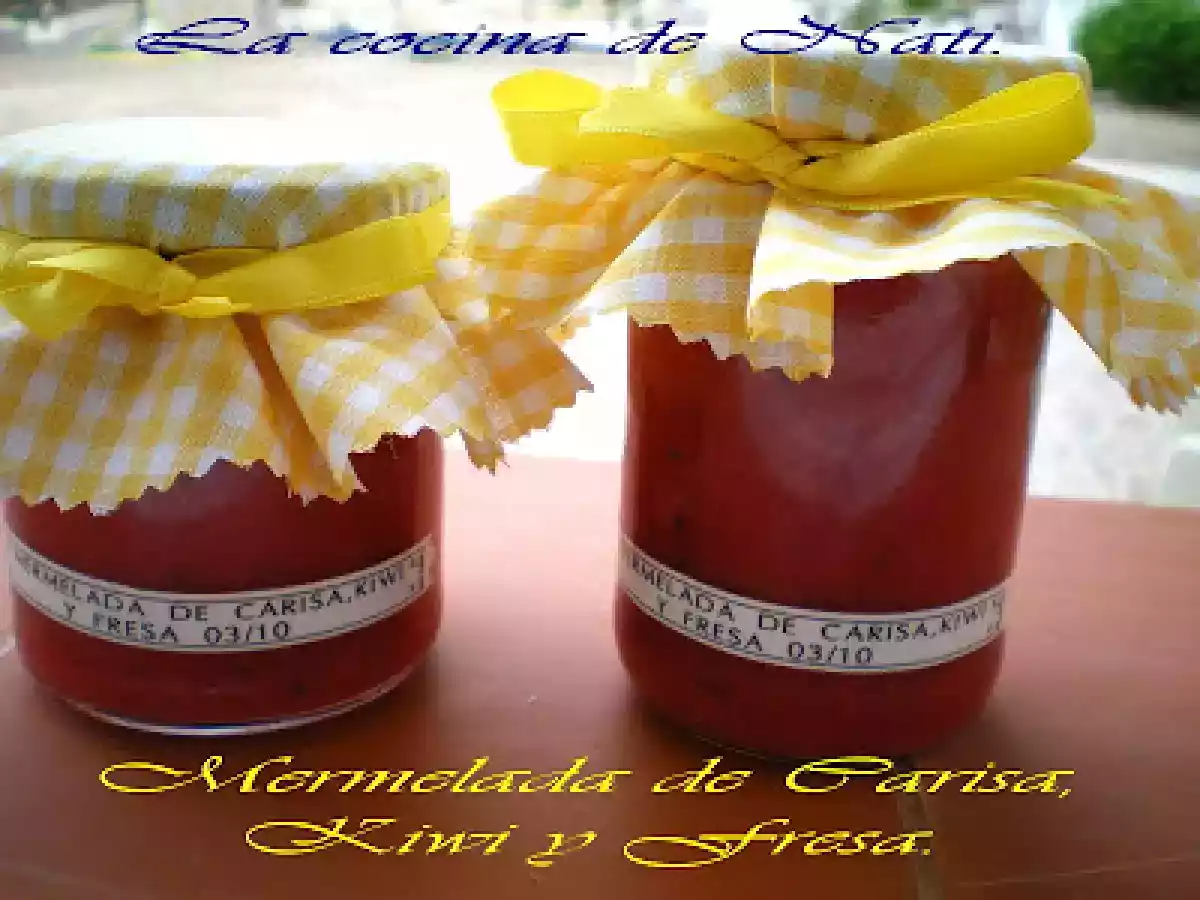 MERMELADA DE CARISA, KIWI Y FRESAS. - foto 3