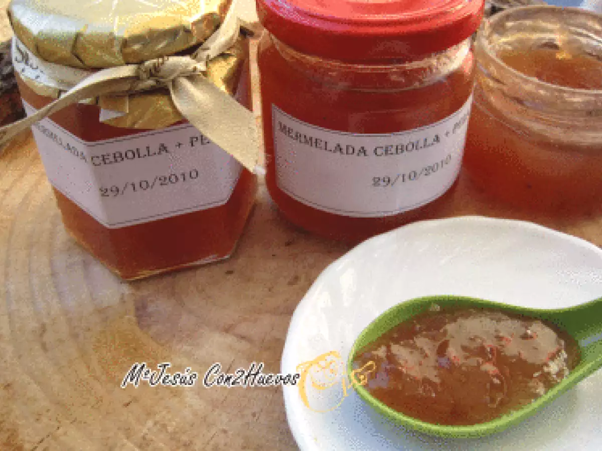 MERMELADA DE CEBOLLA, PERA Y UVA - foto 2