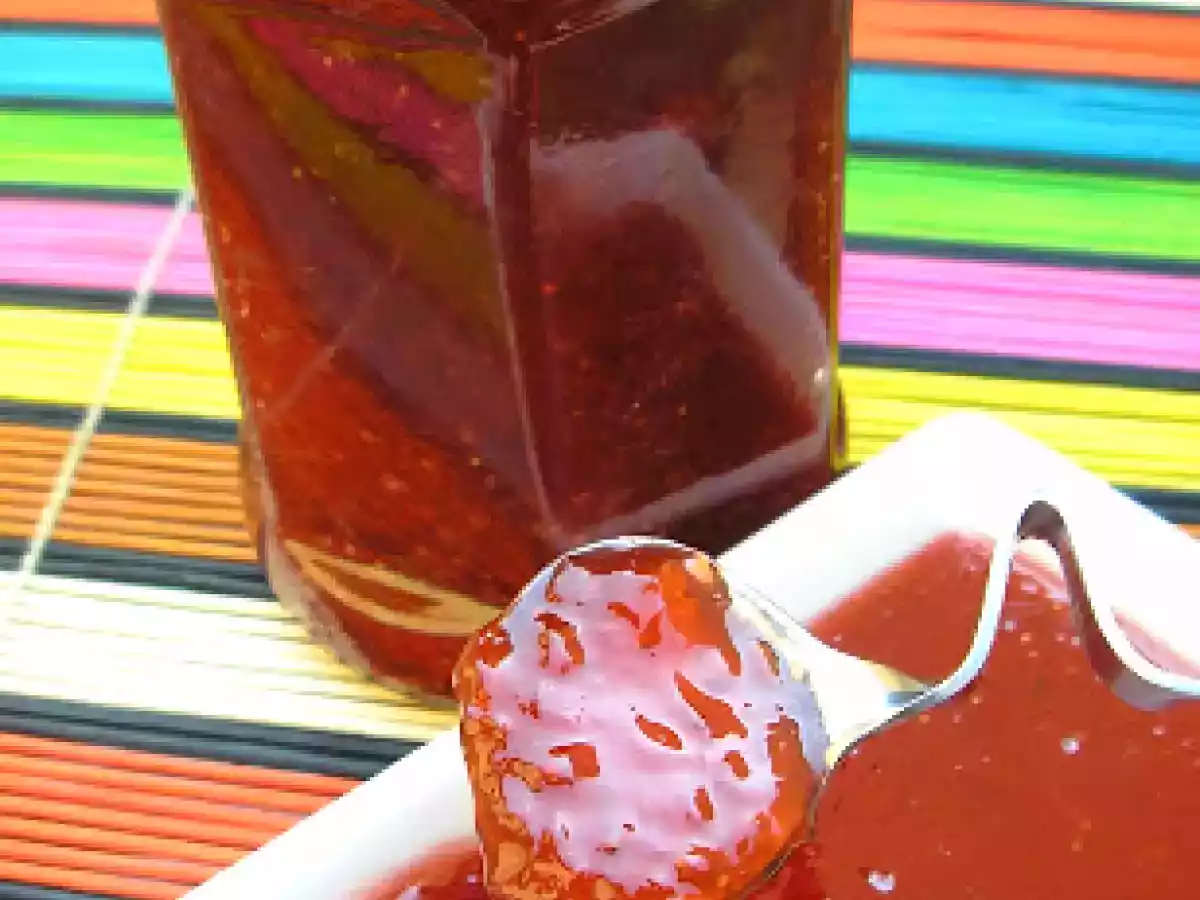 Mermelada de fresa (thermomix).