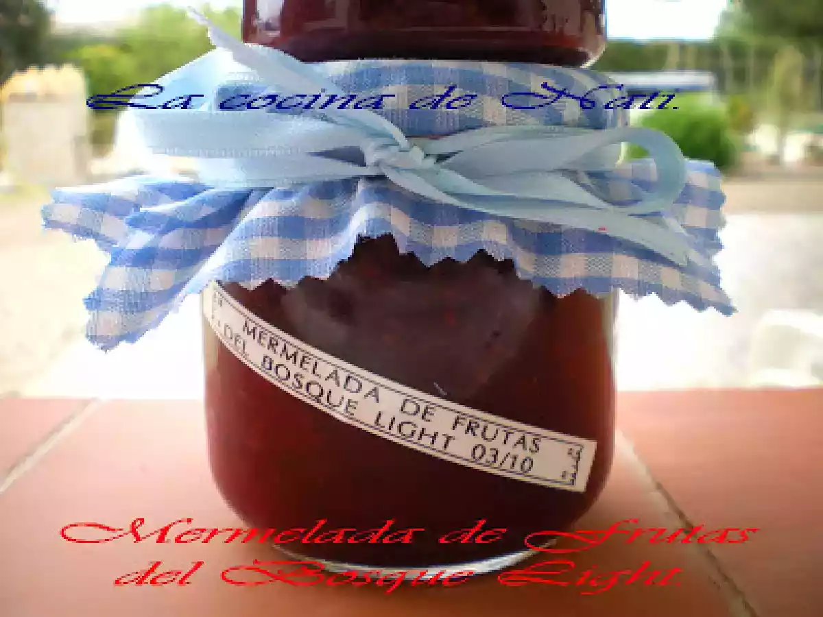 MERMELADA DE FRUTAS DEL BOSQUE LIGHT