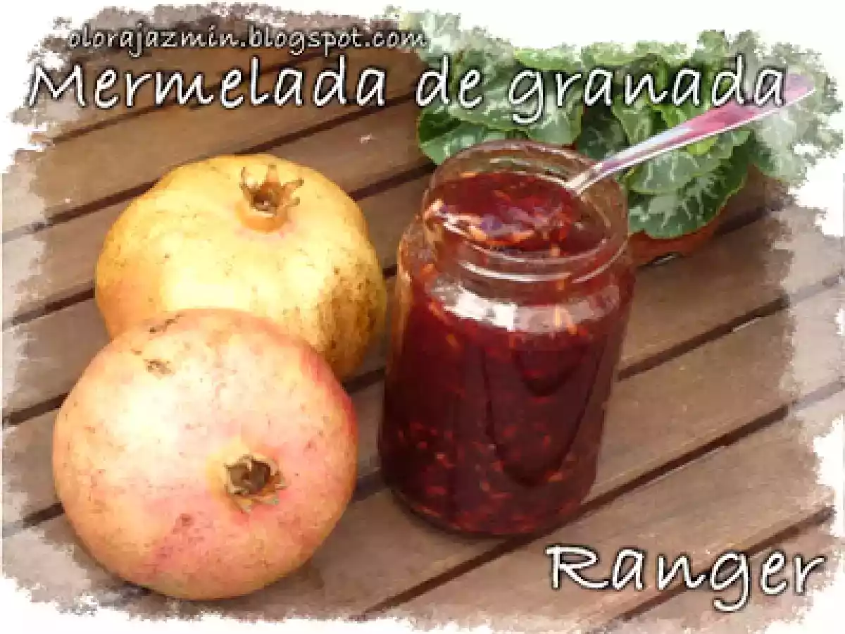 Mermelada de granada a la canela