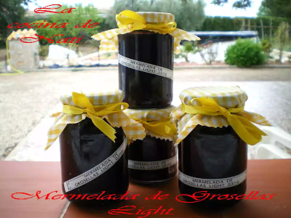 Mermelada de grosellas light (con y sin Themomix) - foto 2